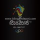 Rio 2016 Olympic Rhinestone Transfer